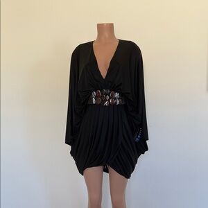 Elegant Black Mini Dress mandalay size 6 evening